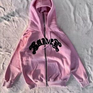 PINK HOODIE